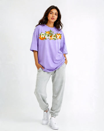 Relax Floral Oversized T-Shirt