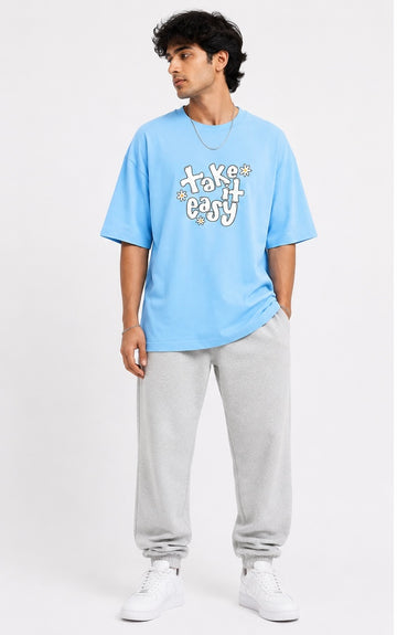 Take it easy-young life oversized t shirt