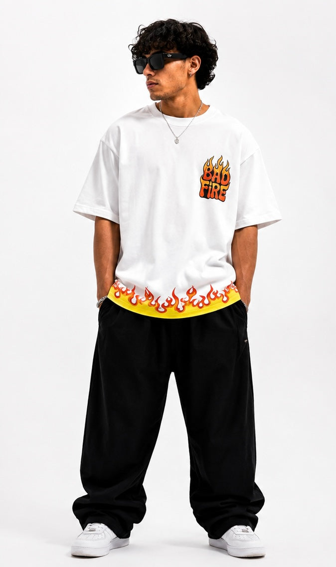 BAD FIRE Oversized T-Shirt 🔥