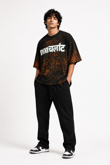 Nonचलाँट Acid Wash Oversized T-Shirt